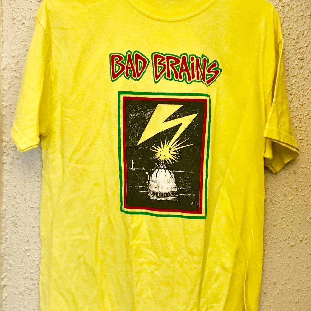 Genuine vintage bad brains dc punk shirt